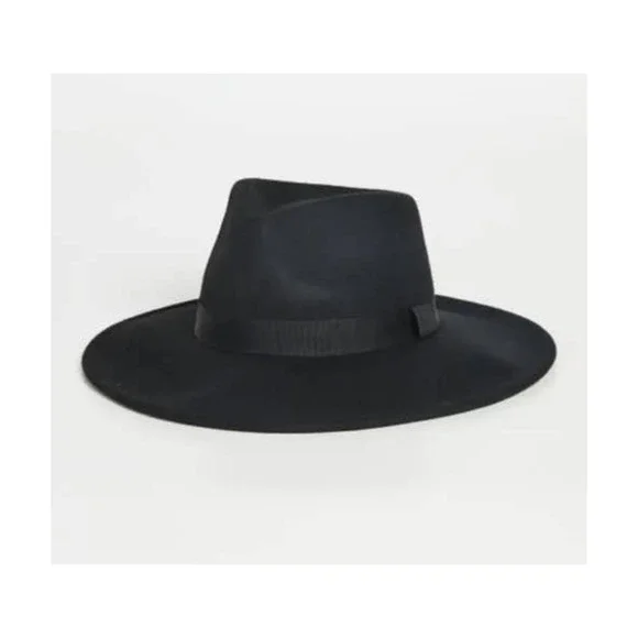 Madewell Ladies Black Fedora Hat S/M HARLOWE WOMEN main image 4